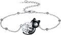 wholesale 14K Gold Pink Crystal Black Cat Pendant Necklace for Women Cats Lover-0-98