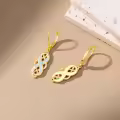 TOUPOP Sterling Silver Opal Celtic Knot Dangle Earrings Irish Jewelry Christmas Gifts-0-4