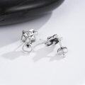 wholesale 925 Sterling Silver Wolf Head Stud Earrings for Women Girls  Ideas-0-2