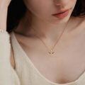 wholesale 14k Gold Phoenix Pendant Necklace Cubic Zirconia Colorful Enamel Wings For Women-0-1