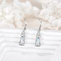 wholesale 925 Sterling Silver Moonstone Lighthouse Drop Earrings for Women's Gifts-0-2