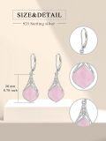 wholesale Sterling Silver Celtic Teardrop Drop Earrings Jewelry Gifts for Women-0-23