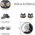 wholesale 925 Sterling Silver Cat Stud Earrings Hypoallergenic s for Women Sister Daughter-0-4