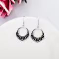 TOUPOP Sterling Silver Dissent Collar Dangle Earrings RBG Gifts-0-4