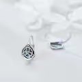 wholesale 925 Sterling Silver Abalone Shell Celtic Trinity Knot Leverback Tree of Life Studs s for Women Girls-0-3