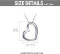 wholesale 14K Gold Open Heart Pendant Necklace for Women Minimalist Fine s for Her-0-1