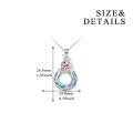 wholesale 925 Sterling Silver Unicorn Pendant Necklace Wholesale With Crystal-0-13