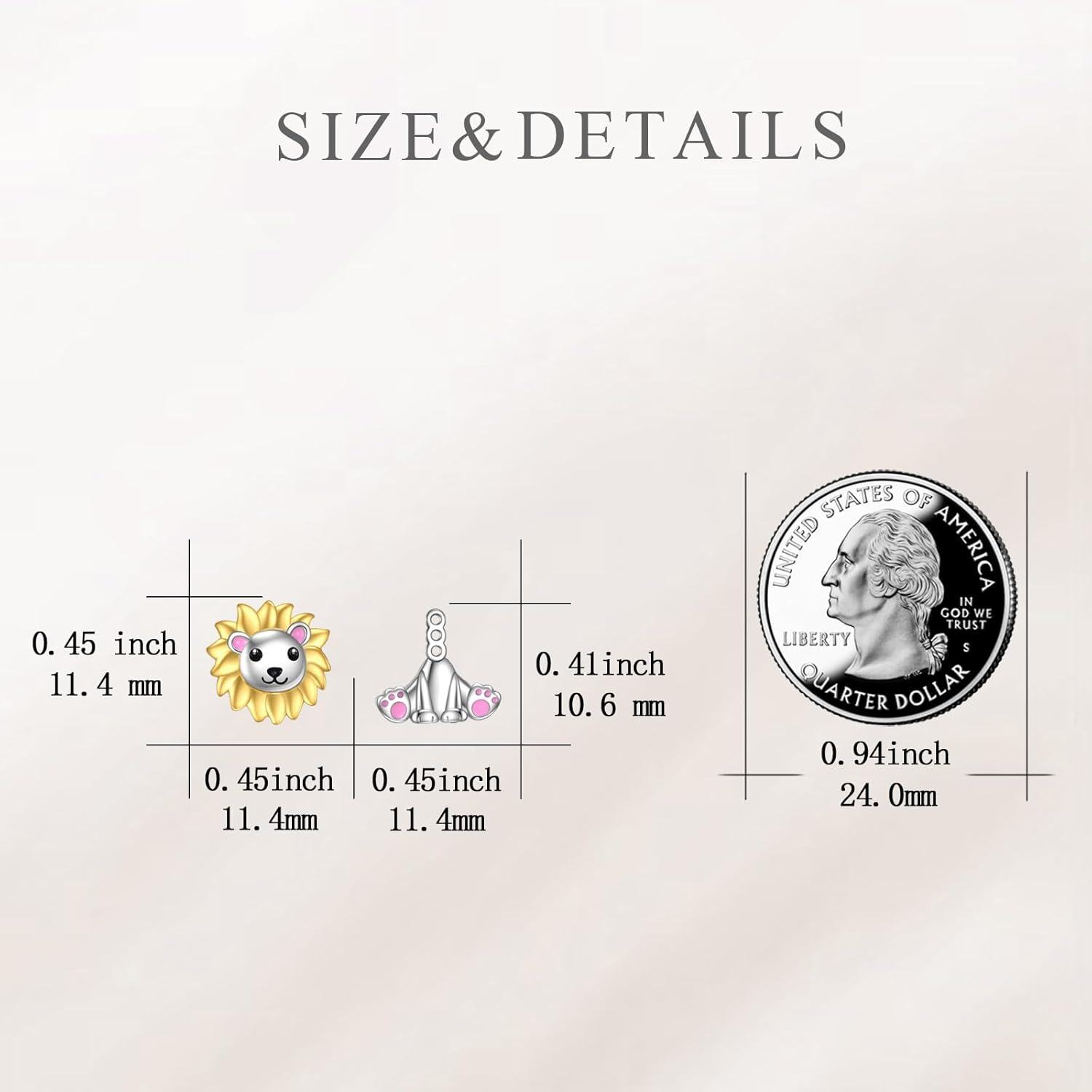 wholesale 925 Sterling Silver Axolotl Stud Earrings with Pink Crystal Accents for Girls and Women Gifts-0-5