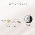 wholesale 925 Sterling Silver Cute Axolotl Drop Earrings With Pink Cz Crystals Platinum Plated-0-4