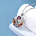 TOUPOP Sterling Silver Crystal Dragon Pendant Necklace Gift for Women-0-3