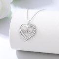 wholesale 925 Sterling Silver Angel Wing Heart Pendant Necklace for Pregnant Women and Mothers of Miscarried Babies-0-1