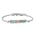 wholesale 925 Sterling Silver Abalone Shell Mermaid Design Charm Bracelet Wholesale for Women-0-0