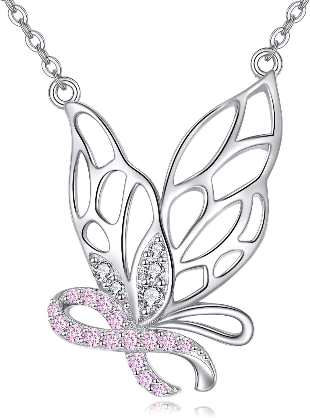  Sterling Silver Filigree Butterfly Celtic Knot Irish Jewelry Birthday Gifts for Women -0-0