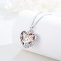 wholesale 925 Sterling Silver Heart Tree of Life Cremation Jewelry Keepsake Memorial Ashes Holder Urn Pendant Necklace-0-4