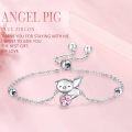 wholesale 925 Sterling Silver & Crystal Cute Pig Bracelet - Adjustable Lucky Charm Gift for Women, Christmas, Birthday, Anniversary-0-1