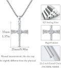 wholesale 925 Sterling Silver &  Mens Baseball Bat Cross Pendant Necklace 24 Chain-0-2