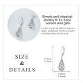 wholesale 925 Sterling Silver Celtic Knot Teardrop Earrings-0-4