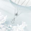 wholesale 925 Sterling Silver Layered Ship Wheel & Anchor Pendant Necklaces Set for Women Girls Nautical Ocean Theme Gifts Jewelry 48cm Chain Length (Silver Tone)-0-1