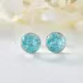 TOUPOP Sterling Silver Sandstone Stud Earrings for Women Gifts-0-5