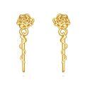 wholesale 14k Gold Rose Hair Sticks-0-0