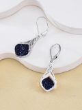 wholesale 925 Sterling Silver Teardrop Drop Earrings Wholesale With Celtic Knots-0-62