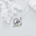 wholesale 925 Sterling Silver She Believed So She Did Heart Necklace-0-4