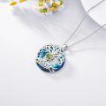 wholesale TOUPOP Gifts For Women 925 Sterling Silver Tree Of Life Birthstone Necklace With Crystal Birthday Jewelry Gifts For Women, Sterling Silver, No Gemstone -0-4