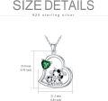wholesale Sterling Silver Stone Cute Animal Pendant Necklace for Couples Sister Daughter Mother Birthday Gift-0-35