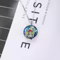 wholesale 925 Sterling Silver Mushroom Squirrel Pendant Necklaces Wholesale for Women Girls Gifts Crystal Birthstone Jewelry Mothers Day Presents-0-2