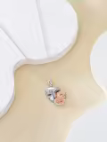 wholesale 925 Sterling Silver Mask & Roses Pendant Theatre Themed Necklace for Women Gifts in Box-0-5