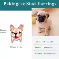 wholesale 925 Sterling Silver French Bulldog Stud Earrings for Women Girls Gifts Minimalist Pet Jewelry -0-2