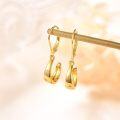 wholesale Gold-plated 925 Sterling Silver Starry Drop Dangle Huggie Earrings for Women-0-1