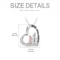 TOUPOP Sterling Silver Sister Necklaces Fashion Jewelry For Women-0-3