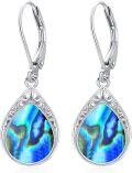 wholesale Sterling Silver Celtic Filigree Teardrop Leverback Earrings for Women Mom Gift-0-30