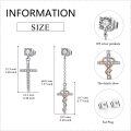 wholesale 925 Sterling Silver Cross & Infinity Love Drop Dangle Stud Earrings for Women Girls Gift Set 3 Pairs Pack-0-4
