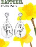wholesale Sterling Silver Floral Teardrop Earrings w Birth Flower Engraved Gift for Women-0-47