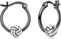wholesale 925 Sterling Silver Volleyball Hoop Earrings for Women and Girls-0-0
