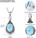 wholesale Sterling Silver Moonstone Opal Turquoise Larimar Black Onyx Cremation Jewelry for Ashes-0-5