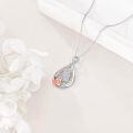 wholesale 925 Sterling Silver Infinity Rose Butterfly Pendant Necklace - Mother's Day Gift for Mom-0-5
