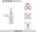 wholesale 925 Sterling Silver Irish Celtic Knot Created Opal Pendant Necklace for Women Men 18-0-8