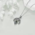 wholesale 925 Sterling Silver Jasper Tree of Life Pendant Necklace for Women Birthdays Gift Ideas-0-2
