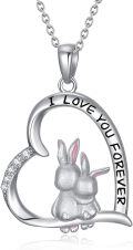 wholesale Sterling Silver Stone Animal Pendant Necklace for Women-0-0