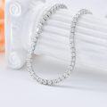 wholesale Sterling Silver Cubic Zirconia Simulated Diamond Tennis Necklace 14 26 -0-32