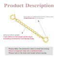wholesale 14k Gold Chain Extender With Spring Ring Clasp For Necklaces And Bracelets-0-6