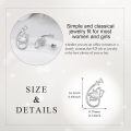 wholesale 925 Sterling Silver Lotus Earrings With Pink Gemstone-0-14