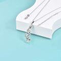 wholesale 925 Sterling Silver Celtic Knot Viking Cat Pendant Necklace s for Women-0-2