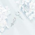 wholesale 925 Sterling Silver Star Shape Dangle Drop Hoop Earrings  for Women-0-3