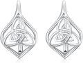 wholesale 925 Sterling Silver Celtic Knot Stud Earrings for Women and Girls - Vintage  Ideas for Mothers' Day-0-0