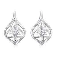 wholesale 925 Sterling Silver Celtic Knot Stud Earrings for Women and Girls - Vintage  Ideas for Mothers' Day-E-Celtic Knot 2