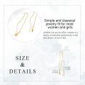 wholesale 14k Gold Threader Earrings Long Dangle Teardrop Tassel Ear Line s-0-4